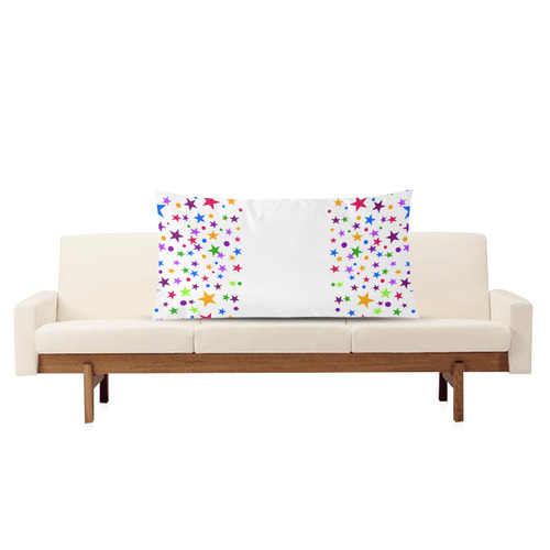 Colorful stars Rectangle Pillow Case 20"x36"(Twin Sides)