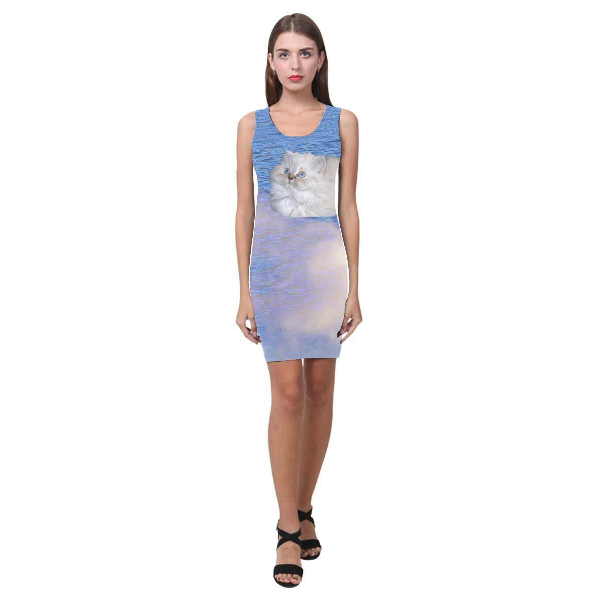 Cat and Water Medea Vest Dress (Model D06)