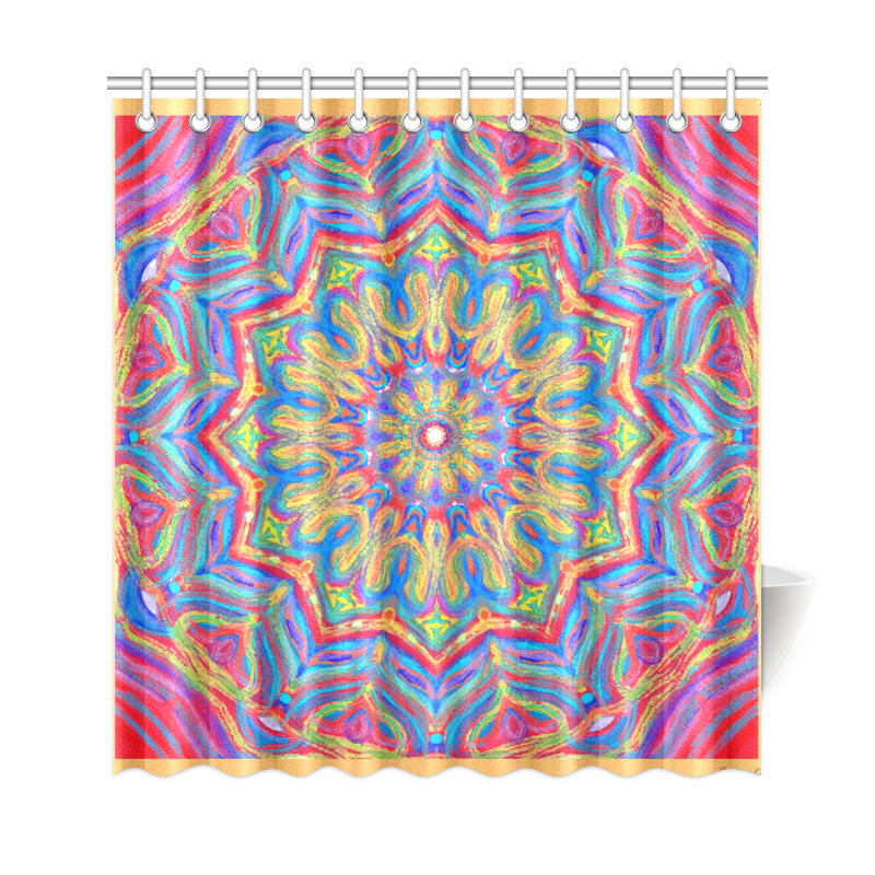 indian 4 Shower Curtain 69"x72"