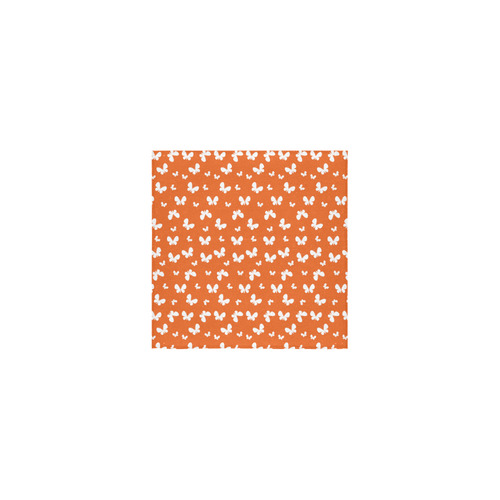 Cute orange Butterflies Square Towel 13“x13”