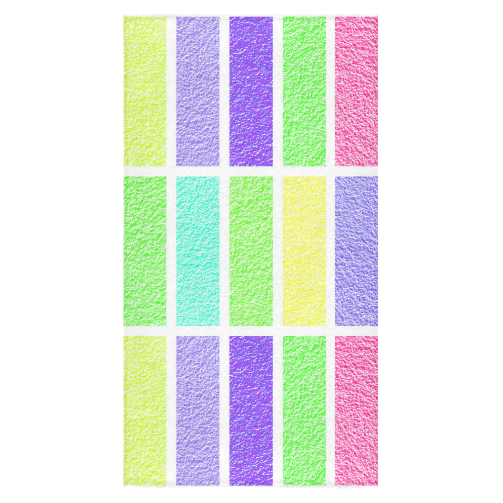 Pastel rectangles Bath Towel 30"x56"