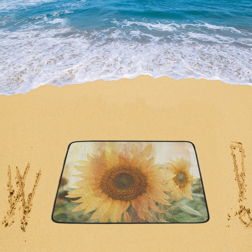 Sunflowers Beach Mat 78"x 60"