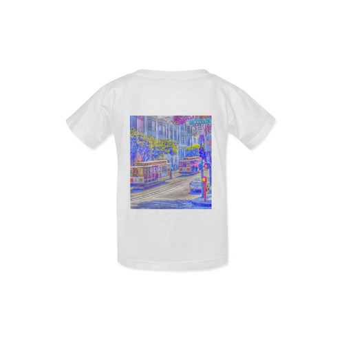 San Francisco neon Kid's  Classic T-shirt (Model T22)