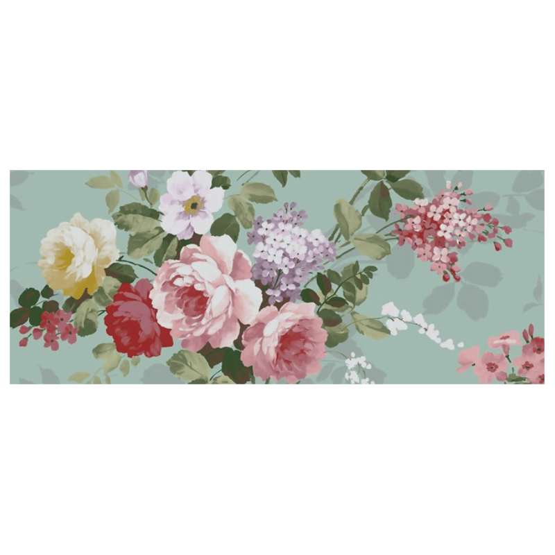 Vintage Beautiful Rose Floral Wallpaper Pattern White Mug(11OZ)