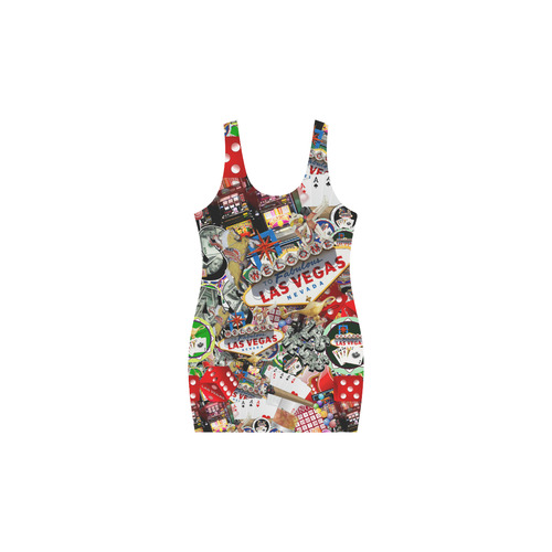 Las Vegas Icons - Gamblers Delight Medea Vest Dress (Model D06)