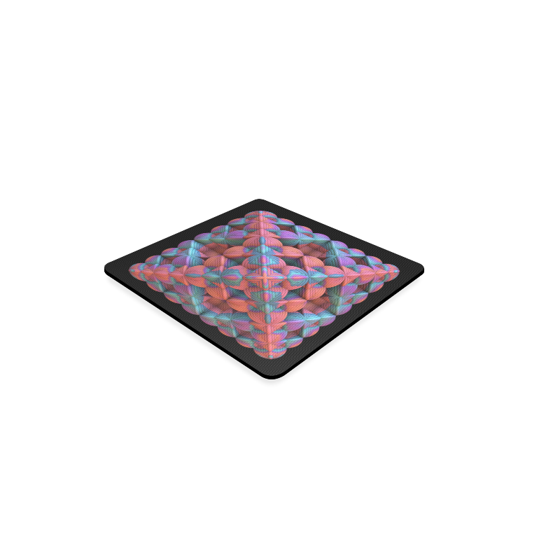 3-D Pyramid Square Coaster