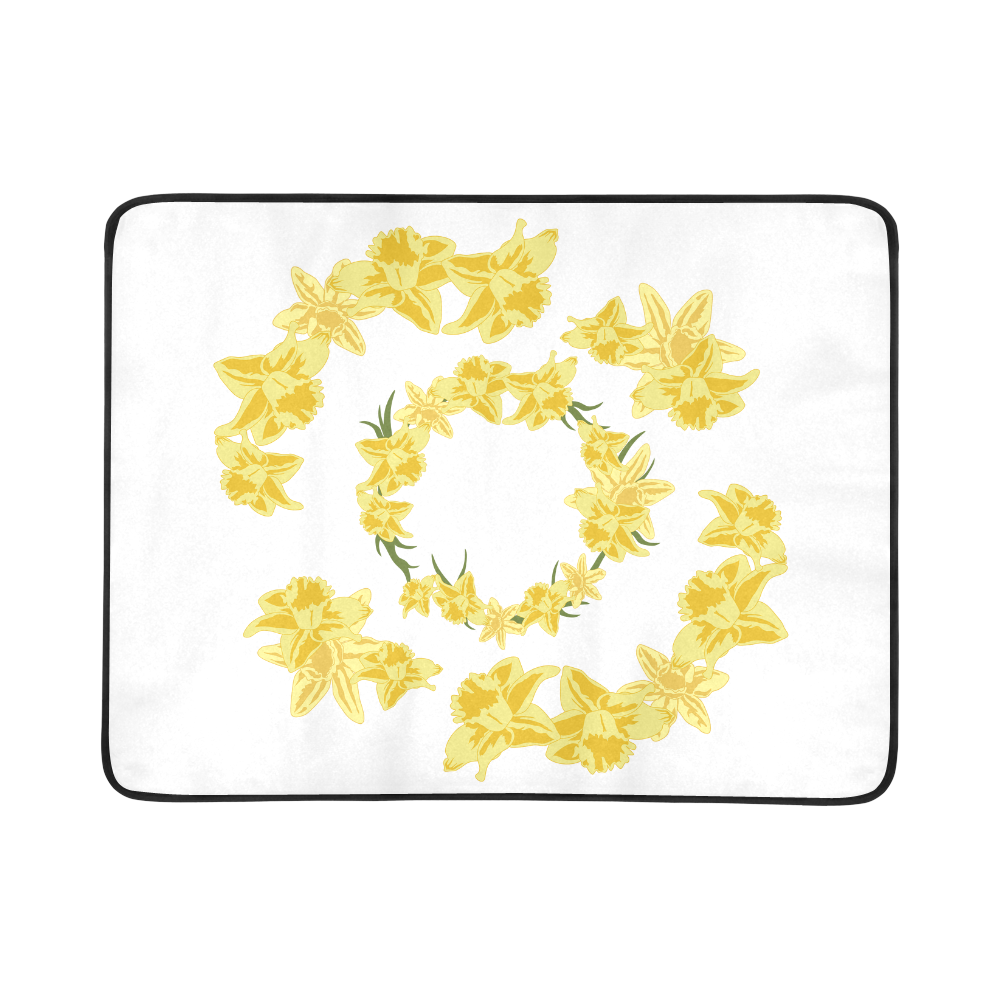 Daffodils Beach Mat 78"x 60"