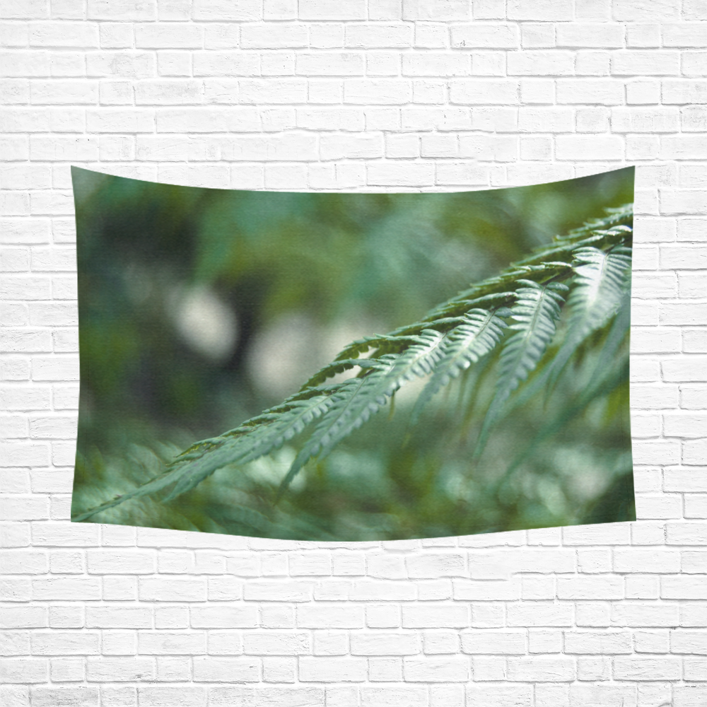 Nature green Cotton Linen Wall Tapestry 90"x 60"