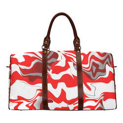 Weis Rot Marmoriet Waterproof Travel Bag/Large (Model 1639)