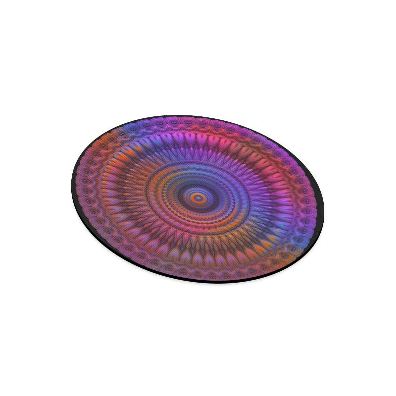 In a Different Kind of Light Round Mousepad
