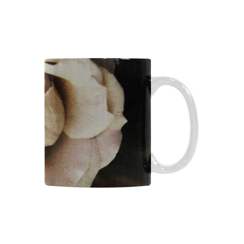 Roses in autumn White Mug(11OZ)