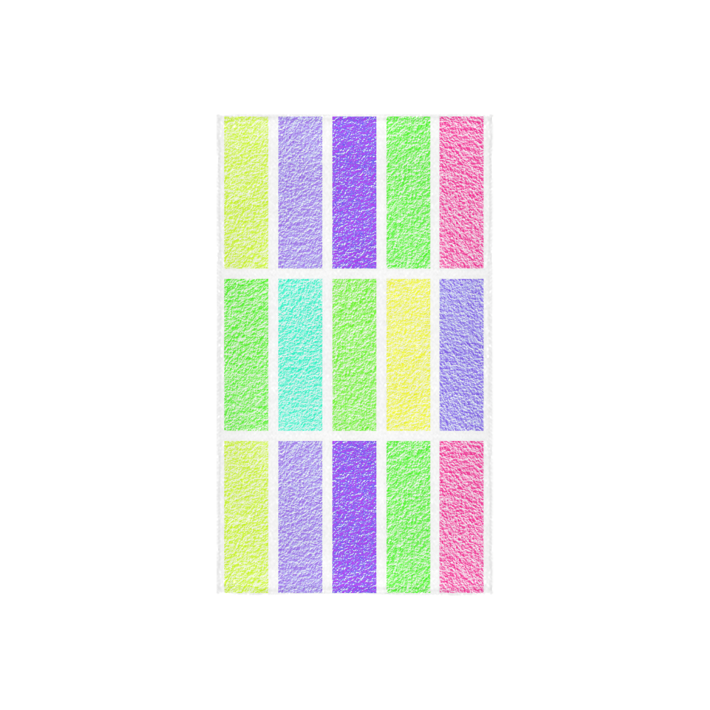 Pastel rectangles Custom Towel 16"x28"