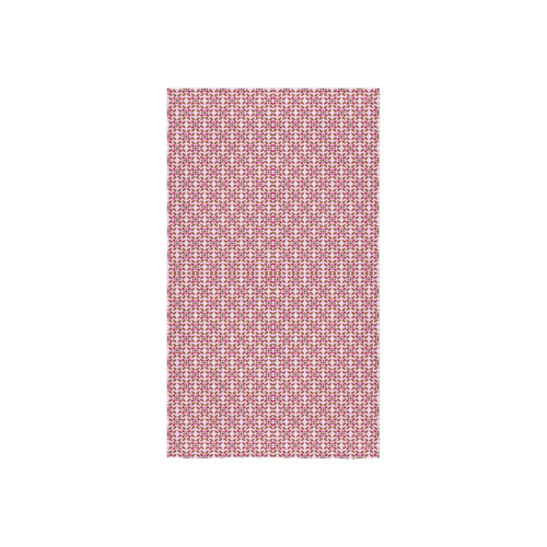 Retro Pink and Brown Pattern Custom Towel 16"x28"