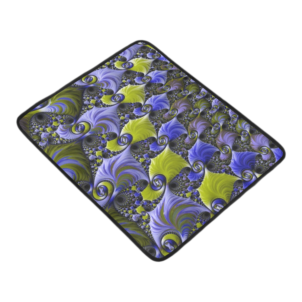 awesome fractal 33F Beach Mat 78"x 60"