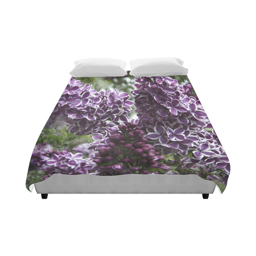 Lilac flowers Duvet Cover 86"x70" ( All-over-print)