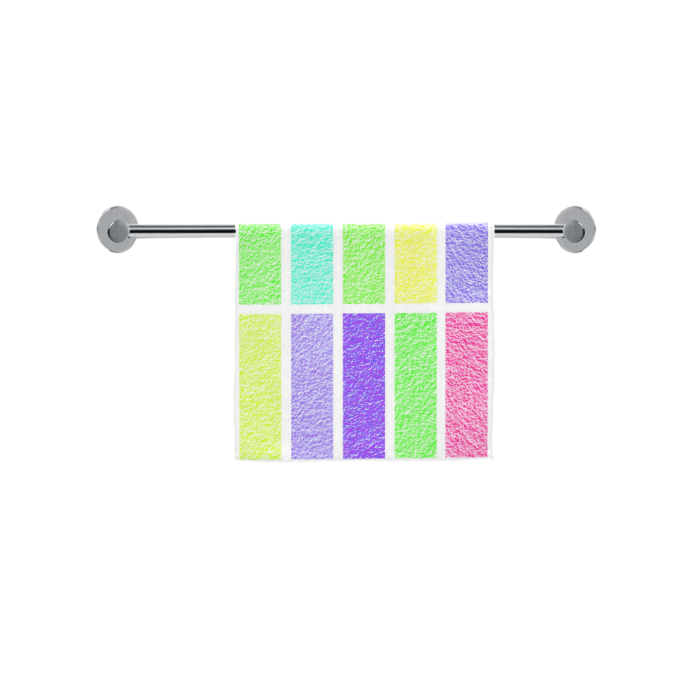 Pastel rectangles Custom Towel 16"x28"
