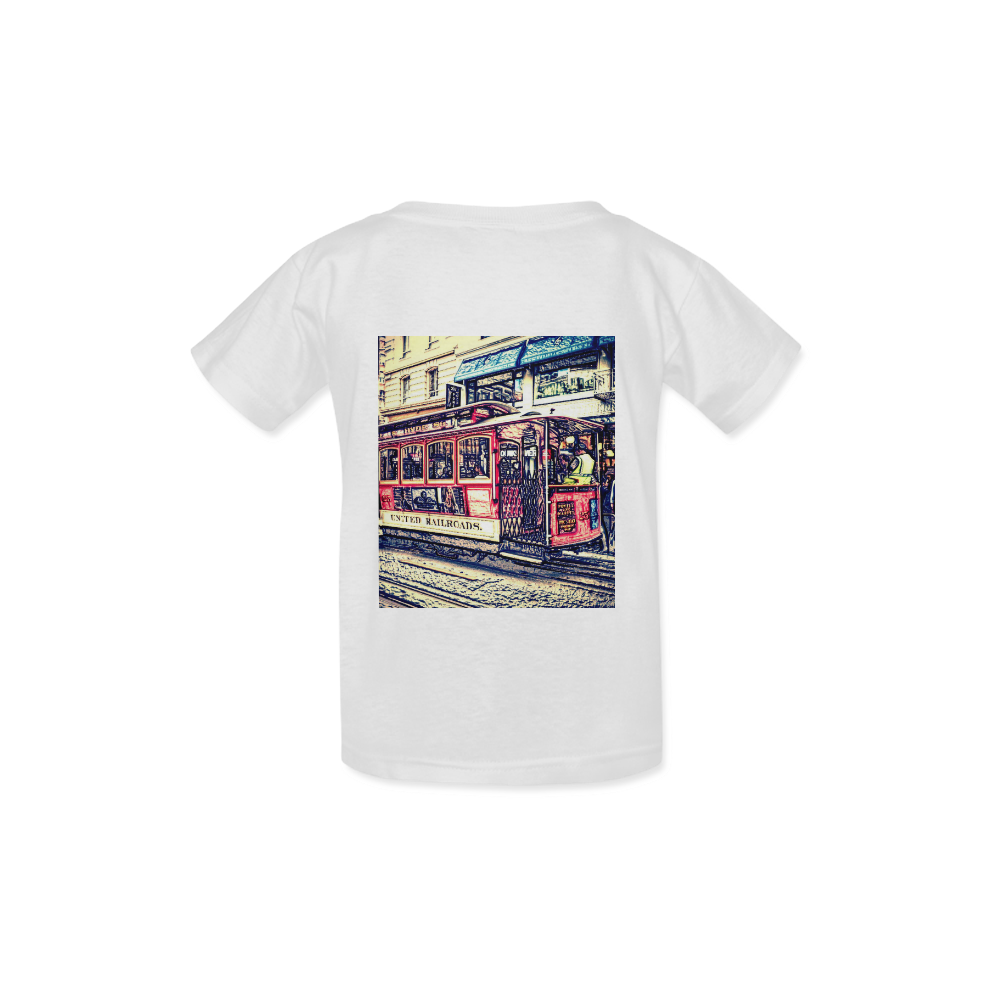 san francisco cable car Kid's  Classic T-shirt (Model T22)
