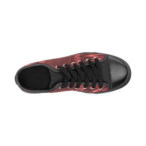 Red Lagoon Men's Classic Canvas Shoes (Model 018)