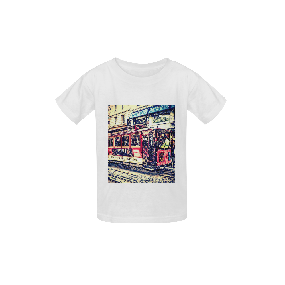 san francisco cable car Kid's  Classic T-shirt (Model T22)