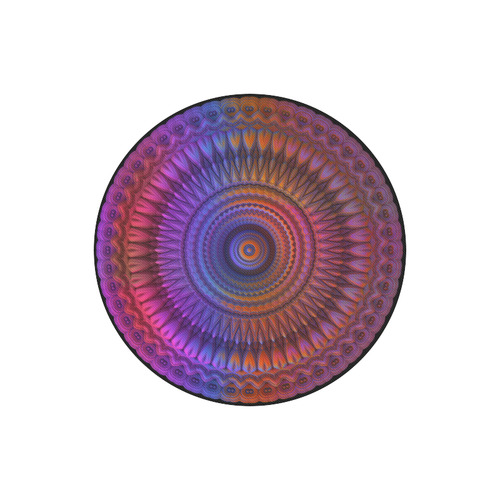 In a Different Kind of Light Round Mousepad
