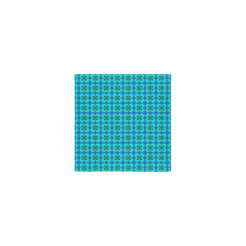 Blue and green retro circles Square Towel 13“x13”
