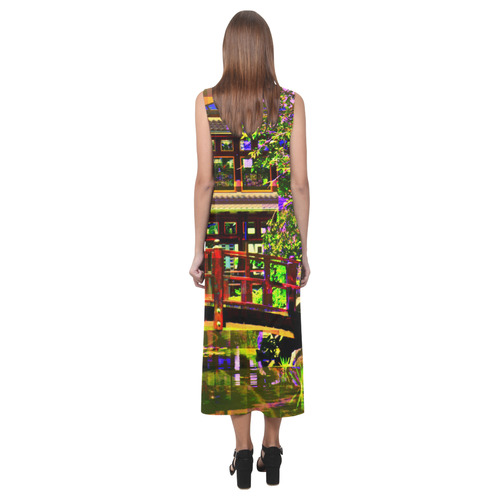 VELA Phaedra Sleeveless Open Fork Long Dress (Model D08)