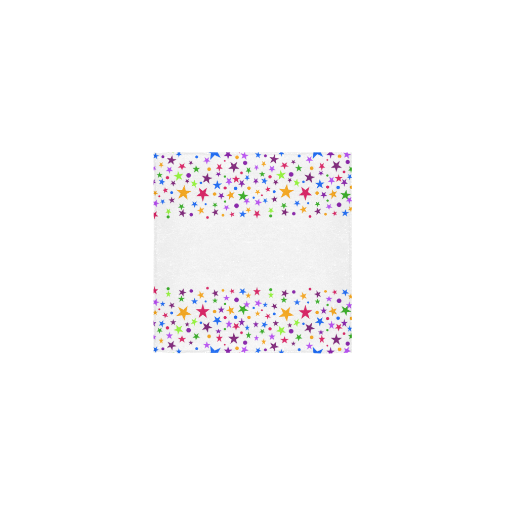 Colorful stars Square Towel 13“x13”