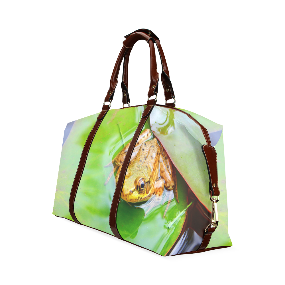Frog on a Lily-pad Classic Travel Bag (Model 1643)