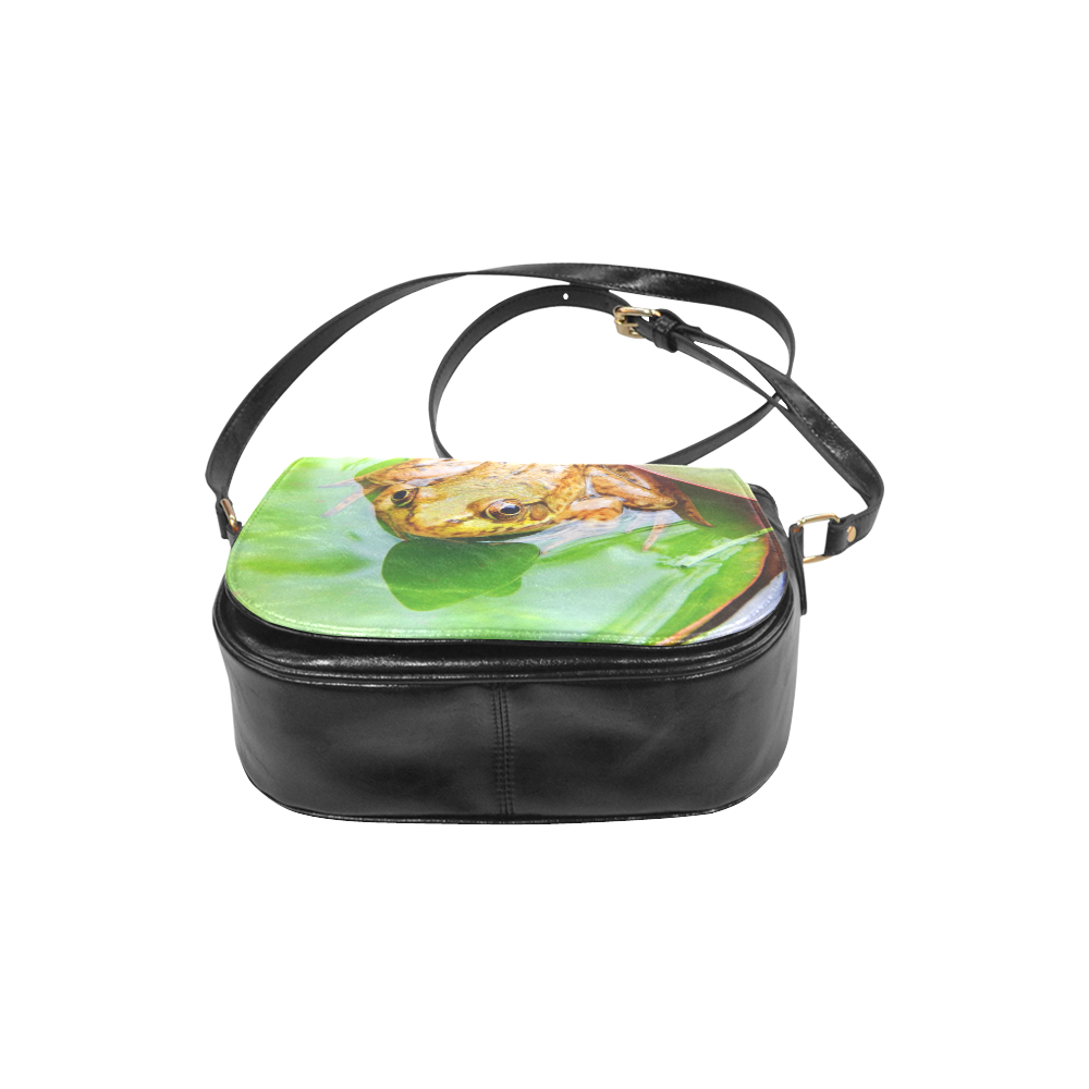 Frog on a Lily-pad Classic Saddle Bag/Large (Model 1648)
