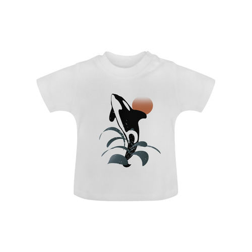 Orca illustration Baby Classic T-Shirt (Model T30)