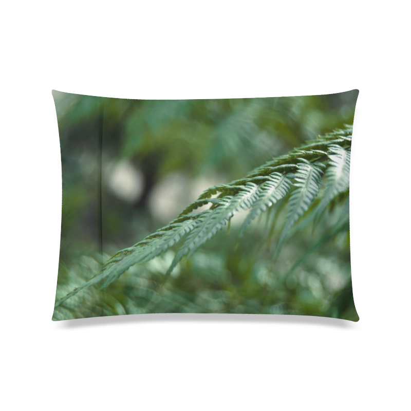 Nature green Custom Zippered Pillow Case 20"x26"(Twin Sides)