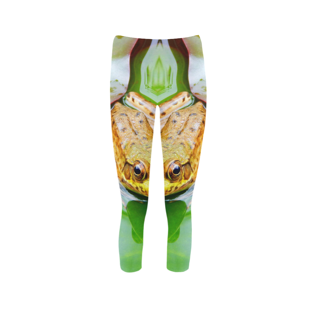 Frog on a Lily-pad Capri Legging (Model L02)