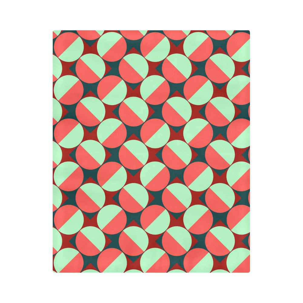Modernist Geometric Tiles Duvet Cover 86"x70" ( All-over-print)