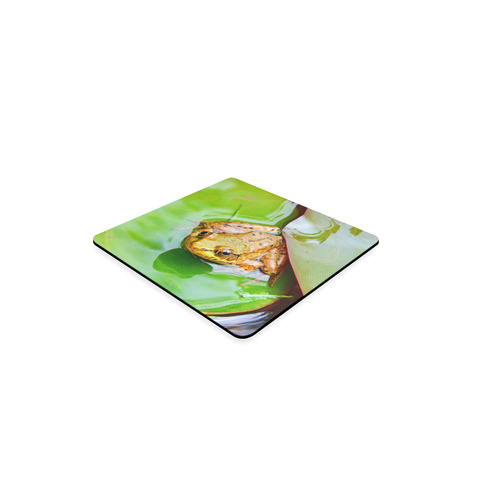 Frog on a Lily-pad Square Coaster