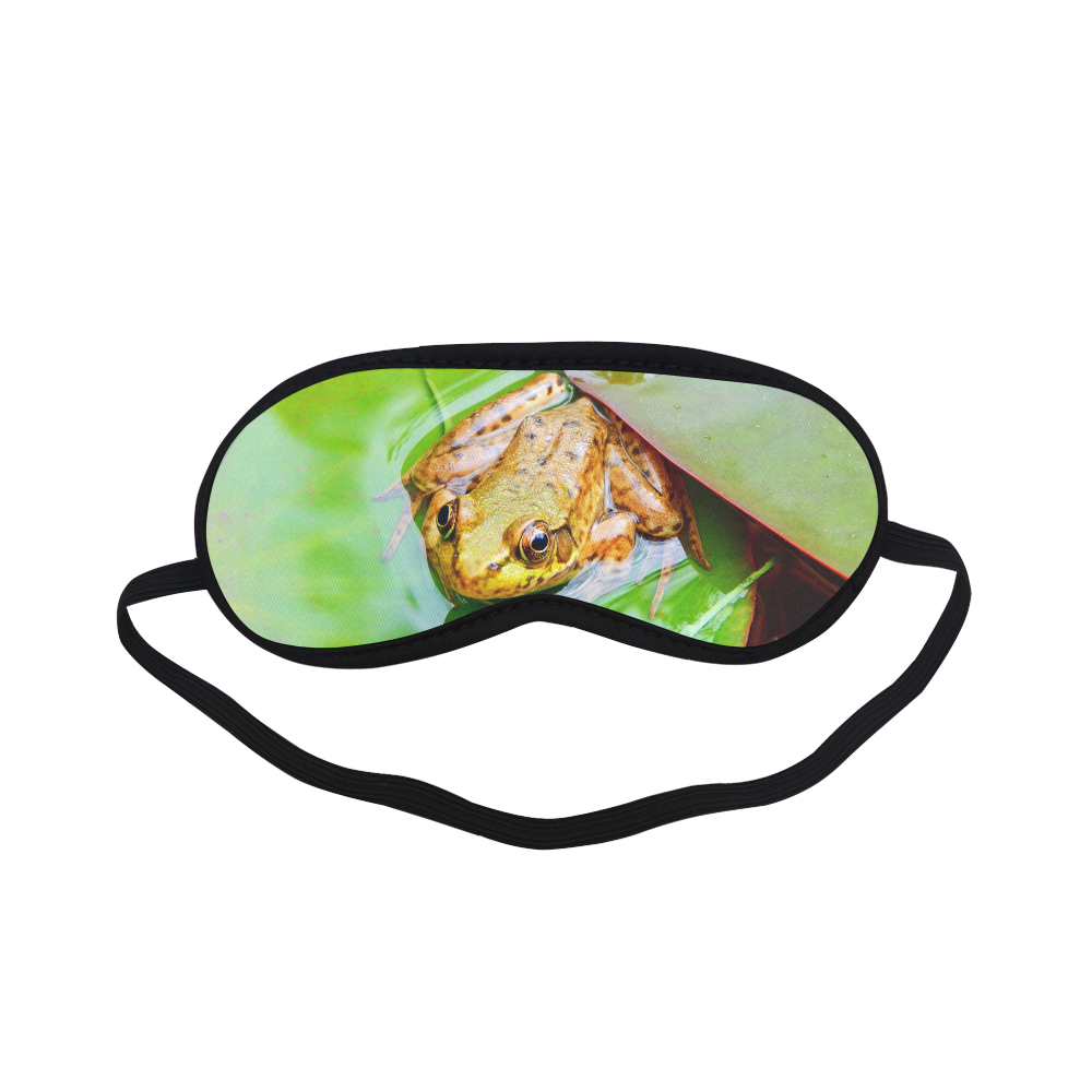 Frog on a Lily-pad Sleeping Mask
