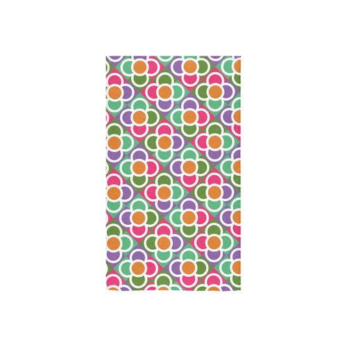 Modernist Floral Tiles Custom Towel 16"x28"