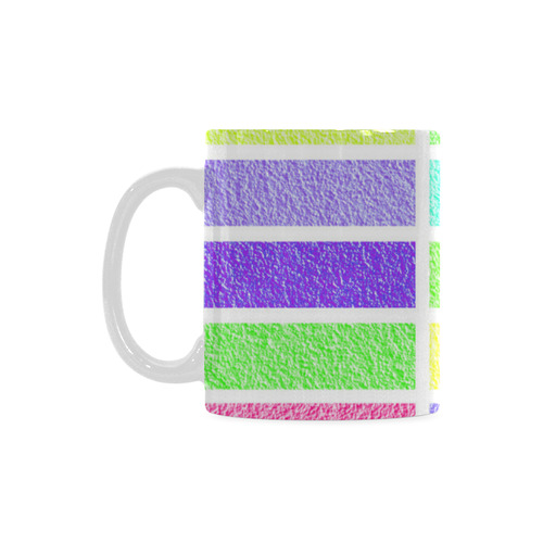Pastel rectangles White Mug(11OZ)