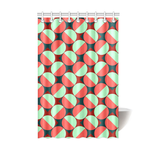 Modernist Geometric Tiles Shower Curtain 48"x72"