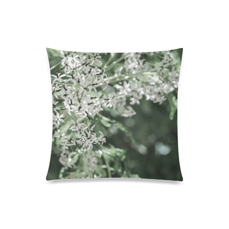 spring flowers Custom Zippered Pillow Case 20"x20"(One Side)