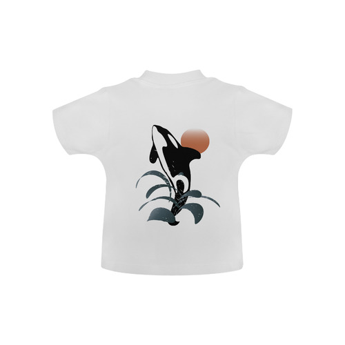 Orca illustration Baby Classic T-Shirt (Model T30)