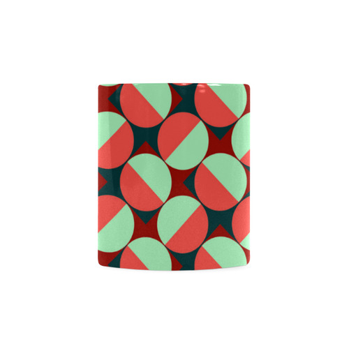 Modernist Geometric Tiles White Mug(11OZ)