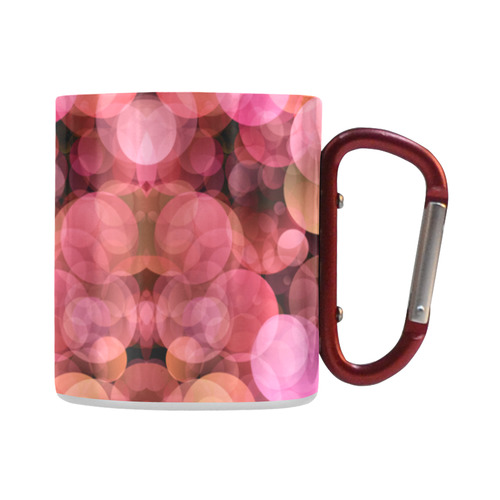 Peach and pink bubbles Classic Insulated Mug(10.3OZ)