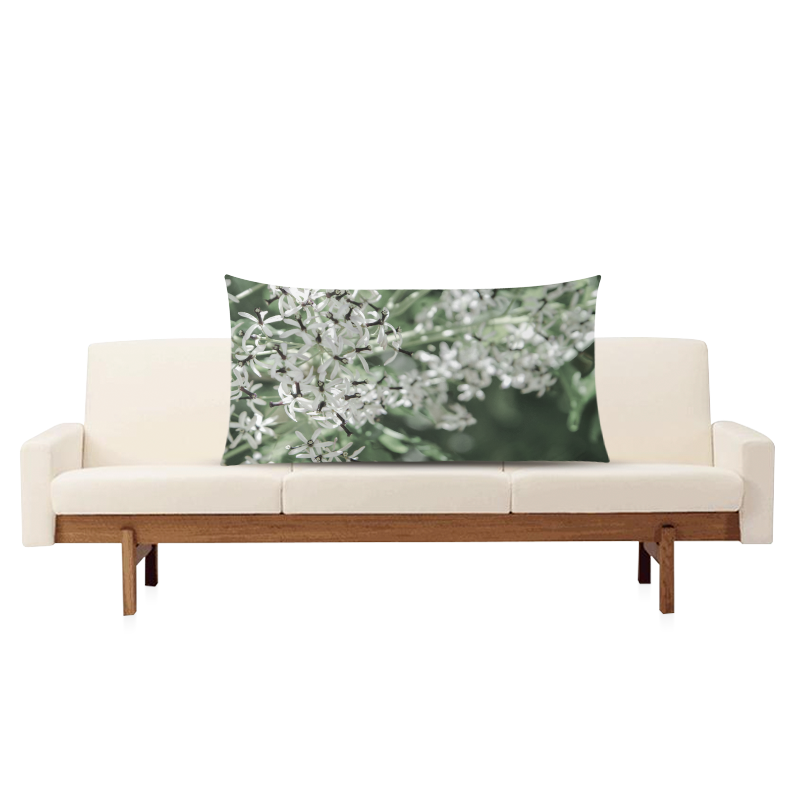 spring flowers Rectangle Pillow Case 20"x36"(Twin Sides)