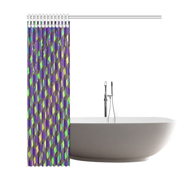 Colorful Abstract Shower Curtain 69"x72"