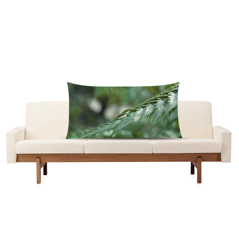 Nature green Rectangle Pillow Case 20"x36"(Twin Sides)