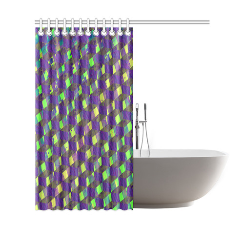 Colorful Abstract Shower Curtain 69"x70"