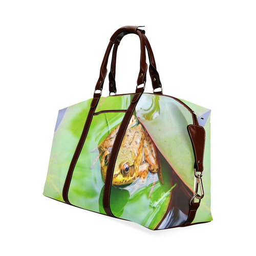 Frog on a Lily-pad Classic Travel Bag (Model 1643)