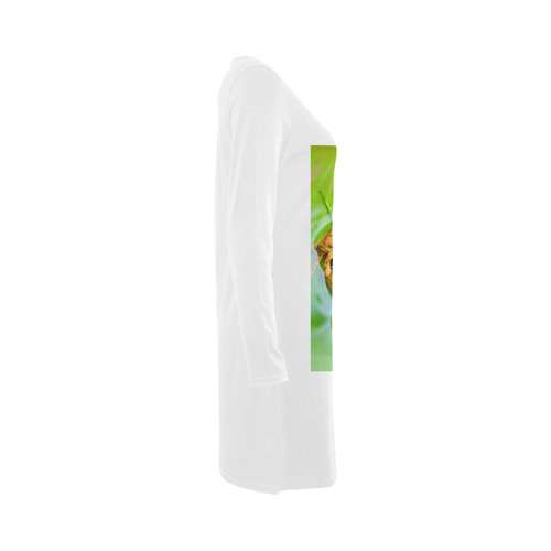 Frog on a Lily-pad Demeter Long Sleeve Nightdress (Model D03)