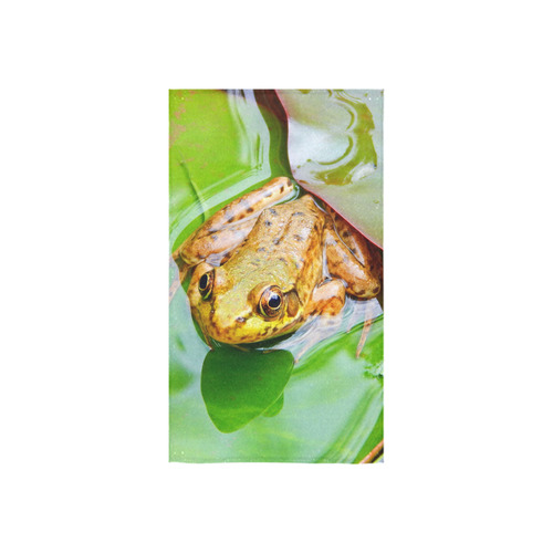 Frog on a Lily-pad Custom Towel 16"x28"