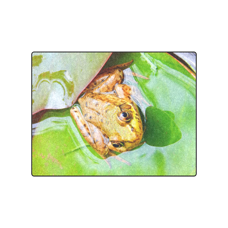 Frog on a Lily-pad Blanket 50"x60"